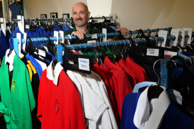 Free school uniforms at The Foodbank Information Centre